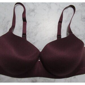 Tommy John Bra 38DD Purple Second Skin Lightly Lined Underwire Back Closure